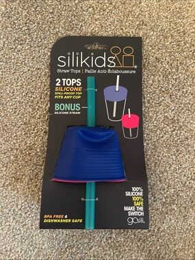 Silicone Straw Tops & Silicone Straw